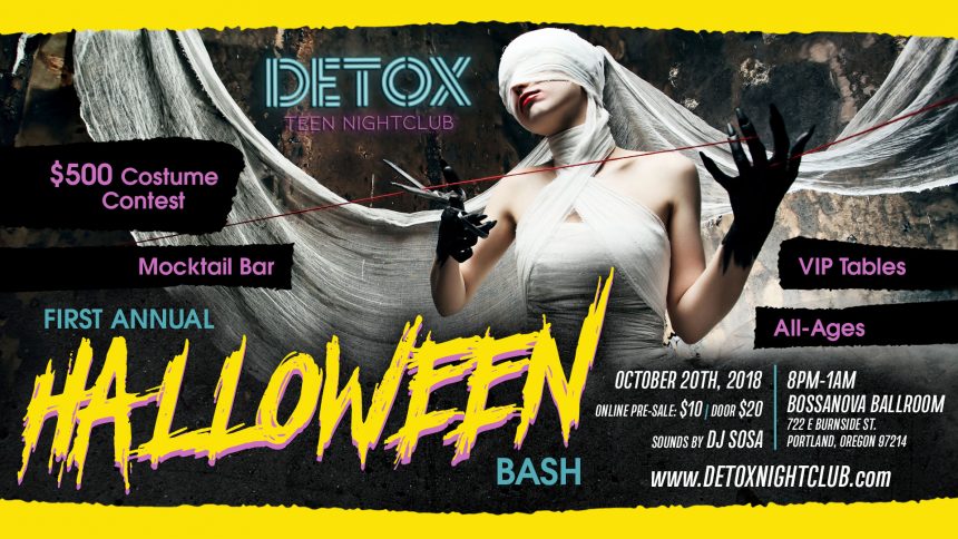 Detox Nightclub | All-Ages Halloween Party October 20th in Portland, OR